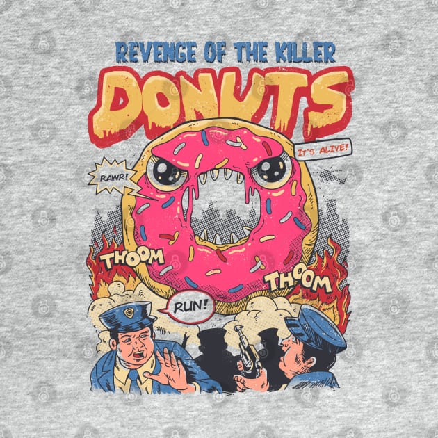 Revenge of the Killer Donuts by Vincent Trinidad Art